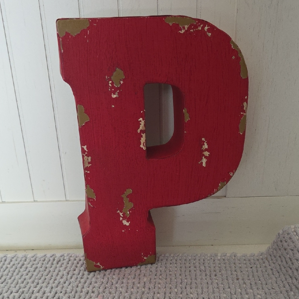 Metal Letter P